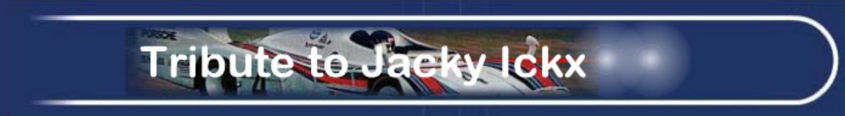 Tribute to Jacky Ickx